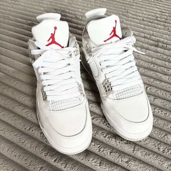 Nike Air Jordan Retro 4 White Oreo CT8527-100 US 7 / EUR 40 CLEAN FAST SHIPPING - Picture 2 of 11